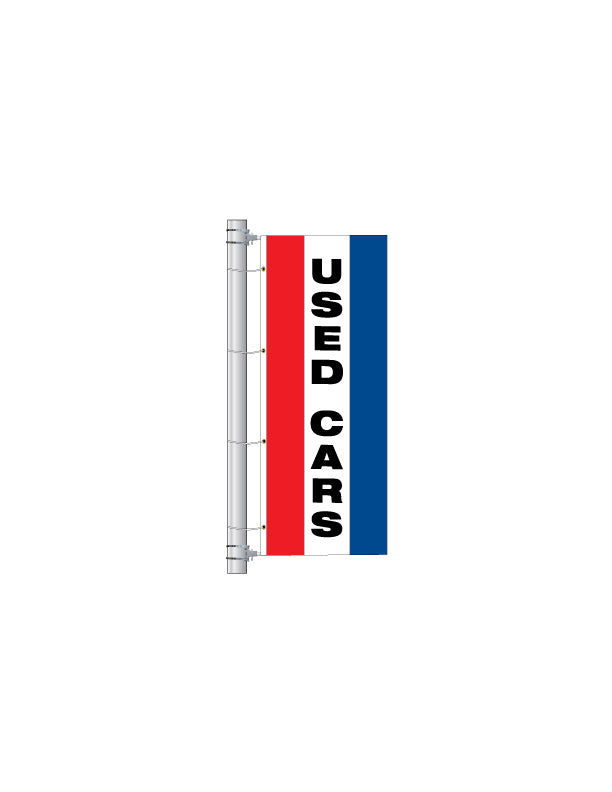 Everwave Vertical Slogan Drape Flags - Single Face